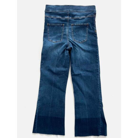 SPANX 20231R Cropped Flare Denim Jeans Medium Wash - Picture 4 of 4